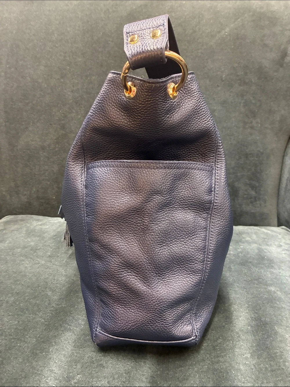 Laggo navy pebble